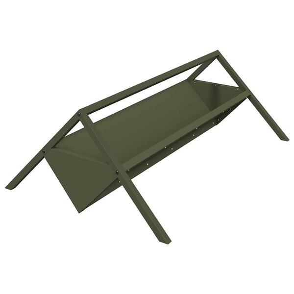 Abrevadero para ganado Verde Oliva 111 x 76 x 38 cm Verde oliva