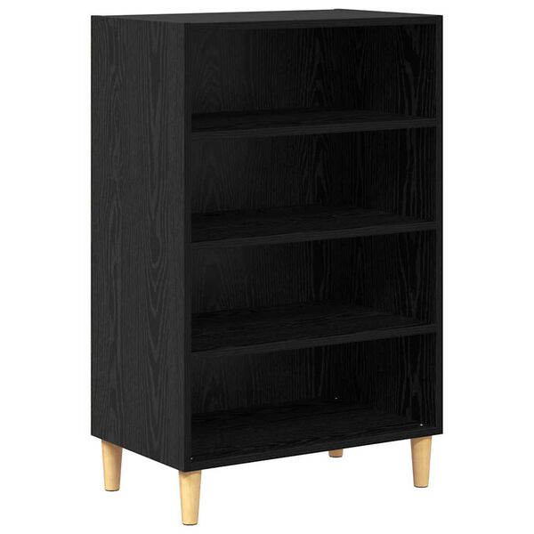 Aparador Roble Negro 57 x 35 x 89.5 cm Madera de ingeniería Roble negro