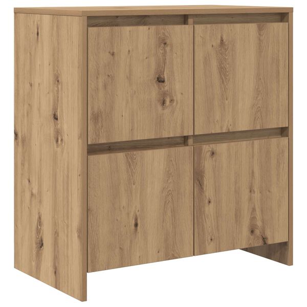 Aparador Roble artesanal 70 x 41 x 75 cm Madera de ingeniería Roble artisan