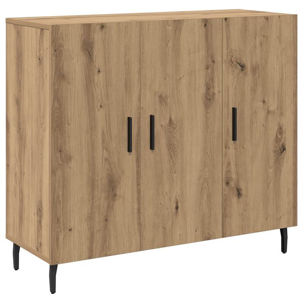 Aparador Roble artesanal 90 x 34 x 80 cm Madera de ingeniería Roble artisan 879587
