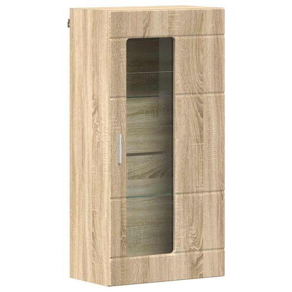 Armario de Madera Roble Sonoma 50 x 29 x 100 cm Roble Sonoma Armario de pared