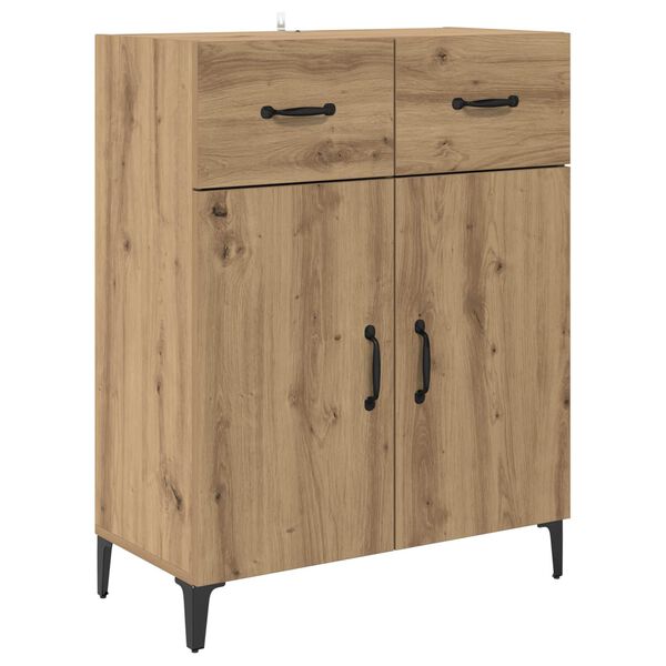 Aparador Roble artesanal 695 x 34 x 90 cm Madera de ingeniería Roble artisan 880680