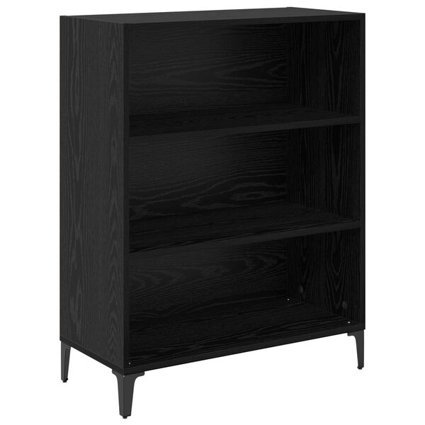 Aparador Roble Negro 695 x 325 x 90 cm Madera de ingeniería Roble negro
