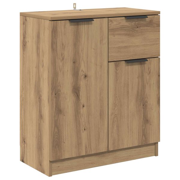 Aparador Roble artesanal 60 x 30 x 70 cm Madera de ingeniería Roble artisan