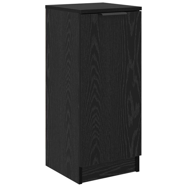 Aparador Roble Negro 30 x 30 x 70 cm Madera de ingeniería Roble negro 880796