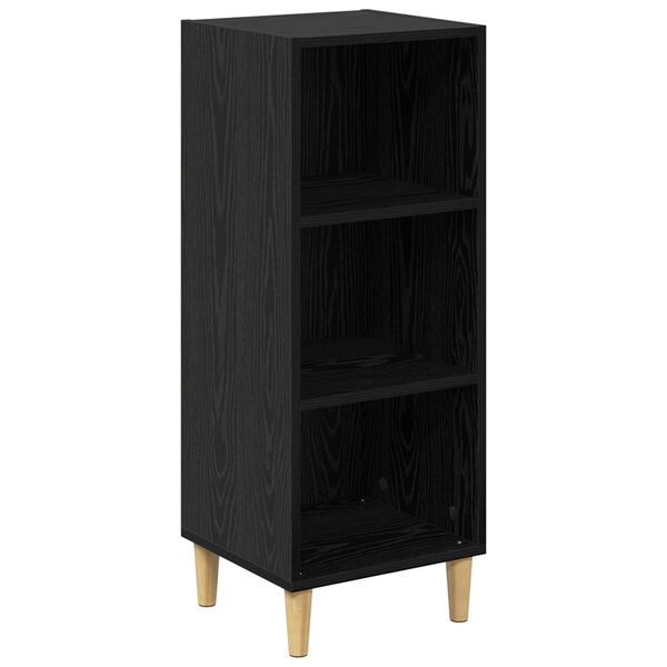 Aparador Roble Negro 345 x 325 x 90 cm Madera de ingeniería Roble negro