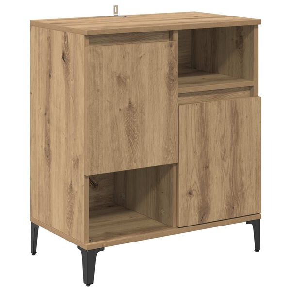Aparador Roble artesanal 60 x 35 x 70 cm Madera de ingeniería Roble artisan 881261
