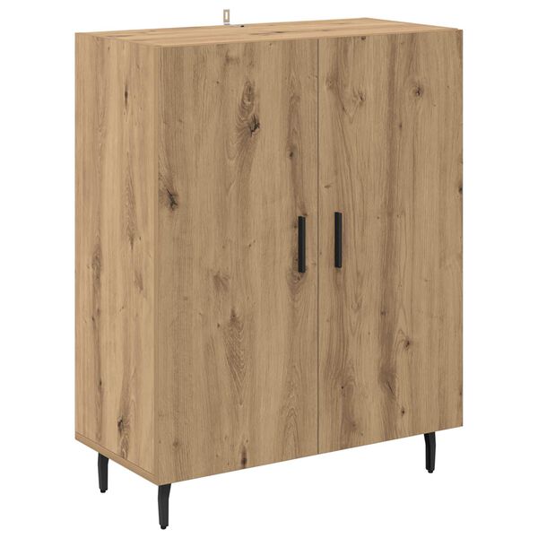 Aparador Roble artesanal 695 x 34 x 90 cm Madera de ingeniería Roble artisan 881478