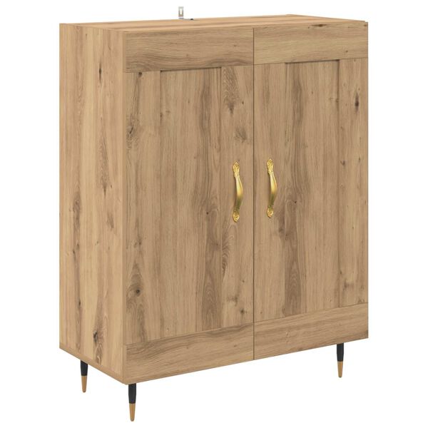 Aparador Roble artesanal 695 x 34 x 90 cm Madera de ingeniería Roble artisan 881592