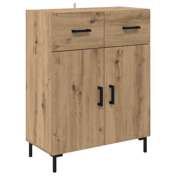 Aparador Roble artesanal 695 x 34 x 90 cm Madera de ingeniería Roble artisan 882282