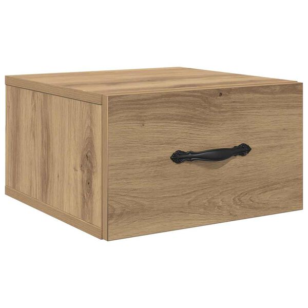 Armario de Noche con cajón Roble artisan 35 x 35 x 20 cm Roble artisan