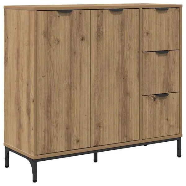 Aparador Roble artesanal 895 x 33 x 82 cm Madera de ingeniería Roble artisan 883463