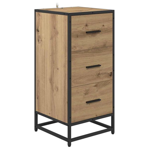 Aparador Roble artesanal 35.5 x 35 x 76 cm Roble artisan