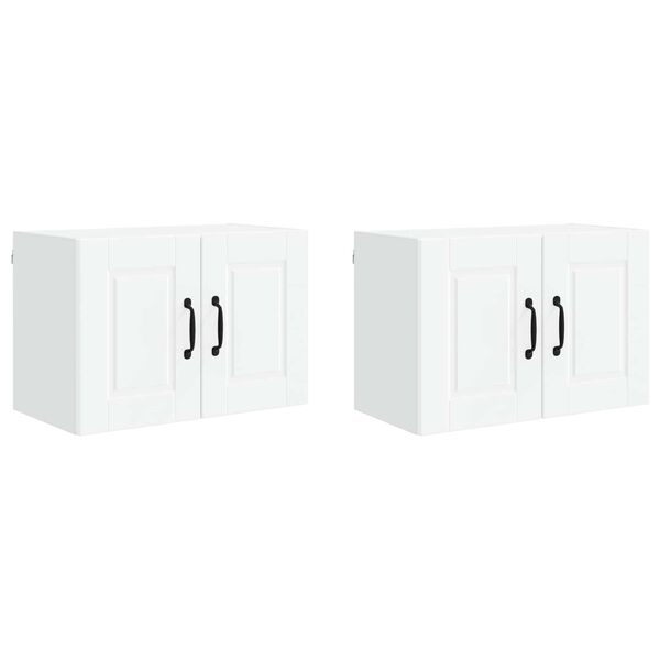 Armario de Pared PORTO 2 pcs 60 x 31 x 40 cm Blanco 60 x 31 x 40 cm