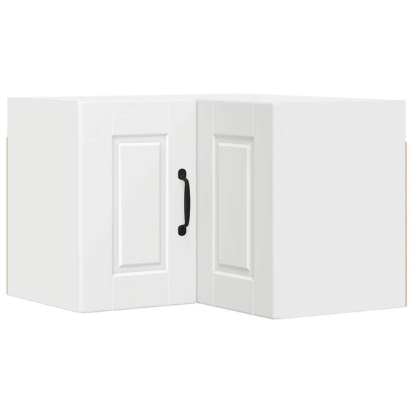 Armario de esquina para pared PORTO 57 x 57 x 40 cm Blanco 1x armario de esquina de pared 57 x 57 x 40 cm