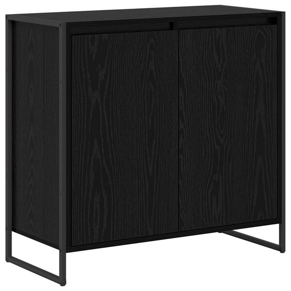 Armario auxiliar Roble Negro 79 x 36 x 75 cm Roble negro