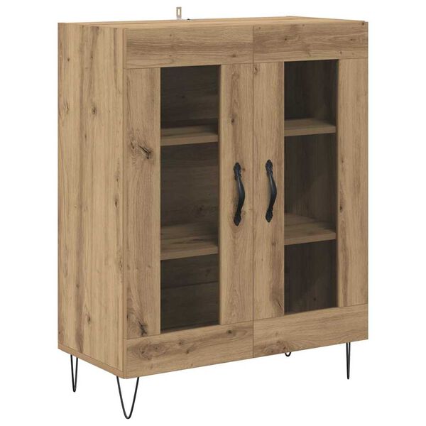 Aparador Roble artesanal 695 x 34 x 90 cm Madera de ingeniería Roble artisan 887202