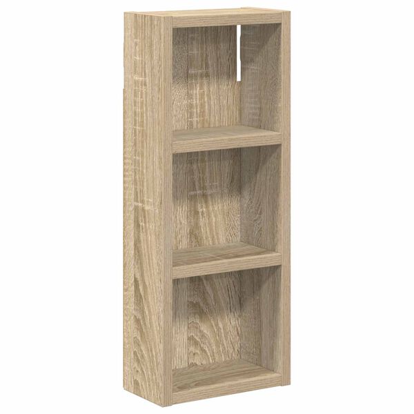 Armario de pared para baño Roble Sonoma 20 x 10 x 50 cm Roble Sonoma 20 x 10 x 50 cm