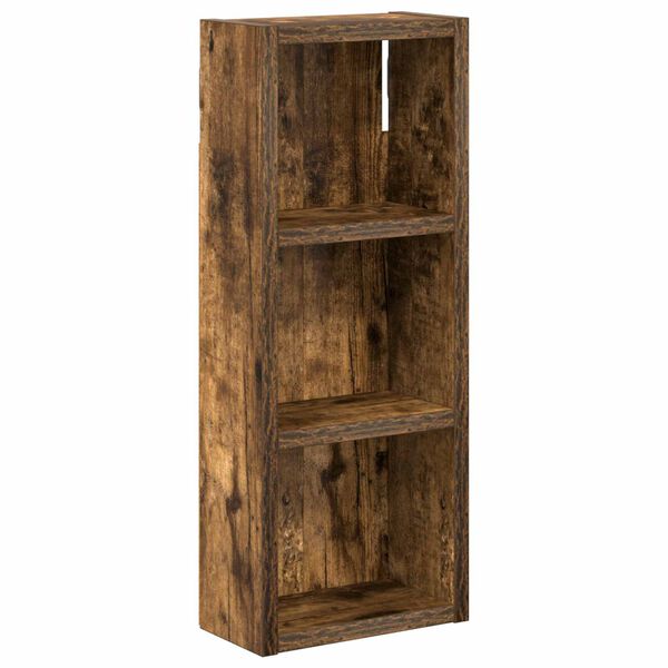 Armario de pared para baño Roble Ahumado 20 x 10 x 50 cm Roble ahumado 20 x 10 x 50 cm