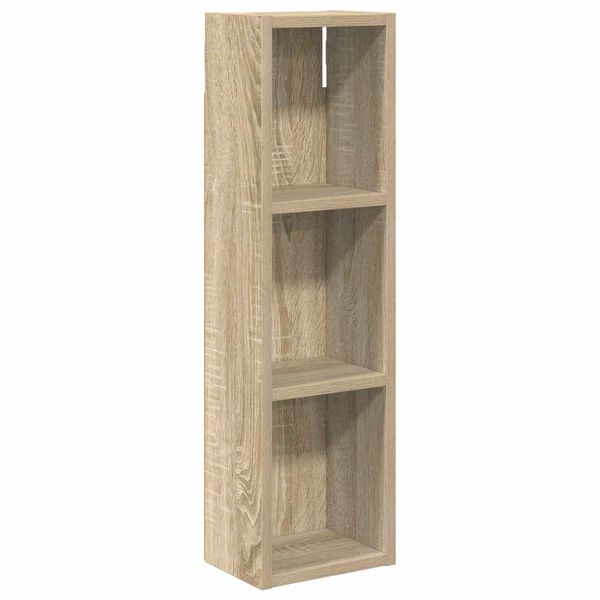 Armario de pared para baño Roble Sonoma 20 x 14 x 70 cm Roble Sonoma 20 x 14 x 70 cm