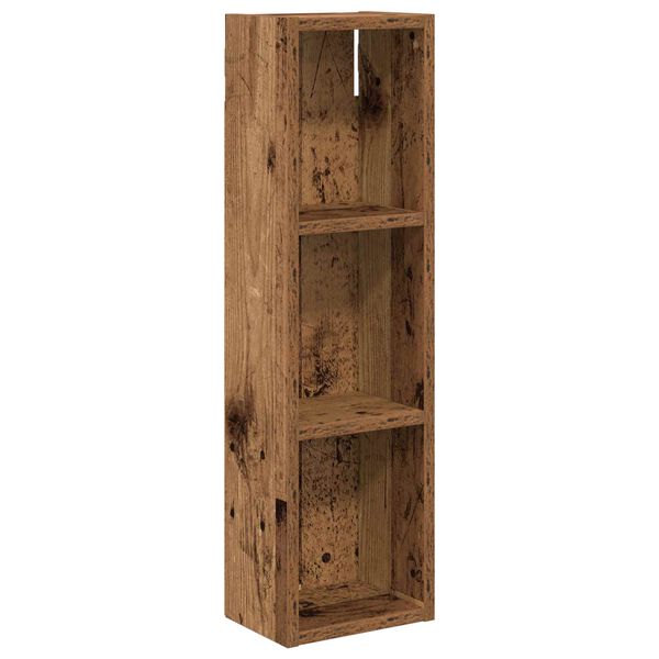 Armario de pared para baño Madera vieja 20 x 14 x 70 cm Madera envejecida 20 x 14 x 70 cm