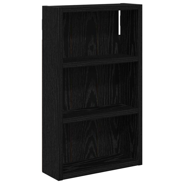 Armario de pared para baño Roble Negro 30 x 10 x 50 cm Roble negro 30 x 10 x 50 cm