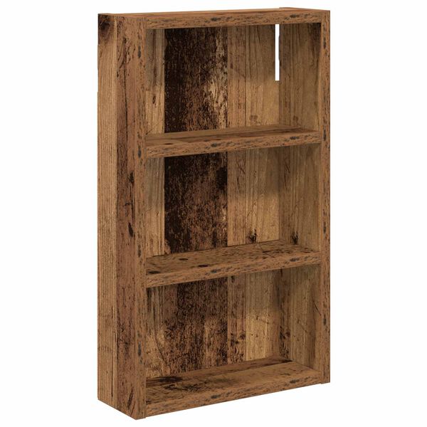 Armario de pared para baño Madera vieja 30 x 10 x 50 cm Madera envejecida 30 x 10 x 50 cm