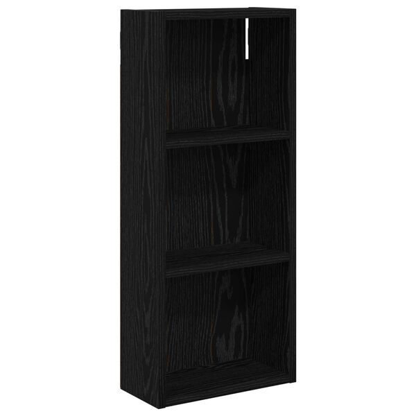 Armario de pared para baño Roble Negro 30 x 14 x 70 cm Roble negro 30 x 14 x 70 cm