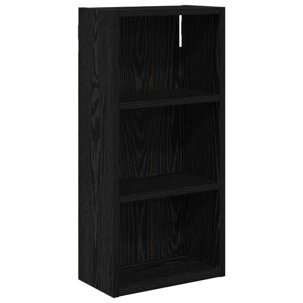 Armario de pared para baño Roble Negro 30 x 16 x 625 cm Roble negro 30 x 16 x 62,5 cm