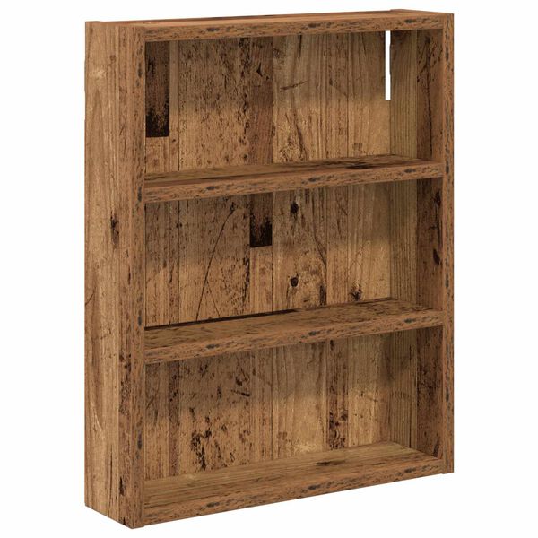 Armario de pared para baño Madera vieja 40 x 10 x 50 cm Madera envejecida 40 x 10 x 50 cm