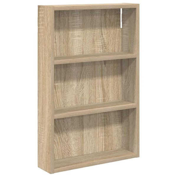 Armario de pared para baño Roble Sonoma 40 x 10 x 605 cm Roble Sonoma 40 x 10 x 60,5 cm