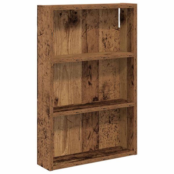 Armario de pared para baño Madera vieja 40 x 10 x 605 cm Madera envejecida 40 x 10 x 60,5 cm