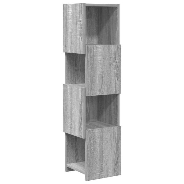 Armario de esquina Gris Sonoma 255x25x102cm Gris sonoma 25×25,5x102cm