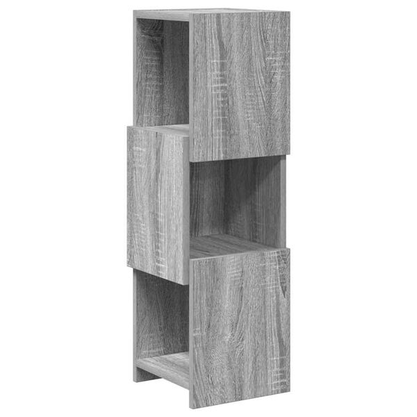 Armario de esquina Gris Sonoma 255x25x80cm Gris sonoma 25×25,5x80cm
