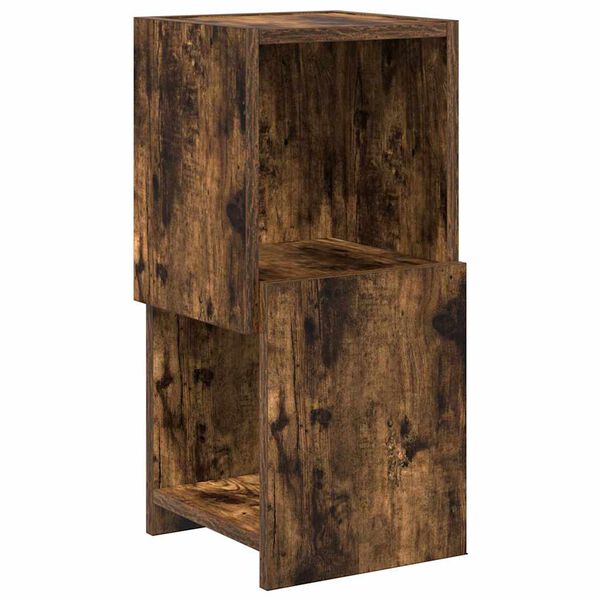 Armario de esquina Roble ahumado 255x25x55cm Roble ahumado 25×25,5x55cm