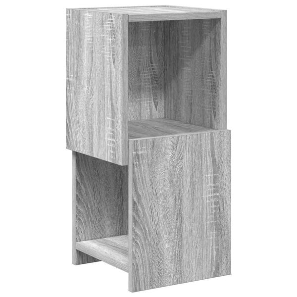 Armario de esquina Gris Sonoma 255x25x55cm Gris sonoma 25×25,5x55cm