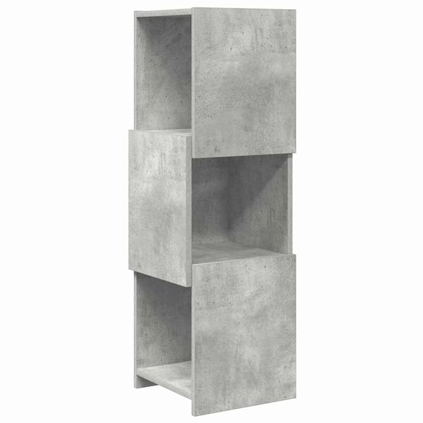 Armario de esquina Gris Concreto 305x30x95cm Gris hormigón 30×30,5x95cm