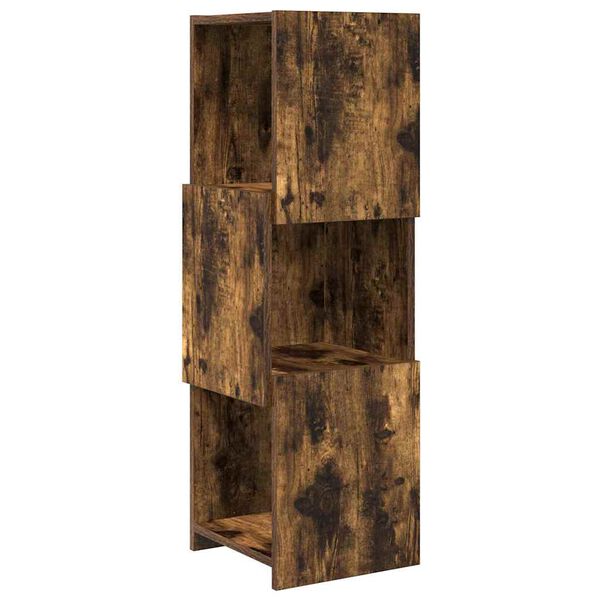 Armario de esquina Roble ahumado 305x30x95cm Roble ahumado 30×30,5x95cm