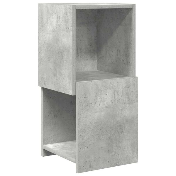 Armario de esquina Gris Concreto 305x30x65cm Gris hormigón 30×30,5x65cm