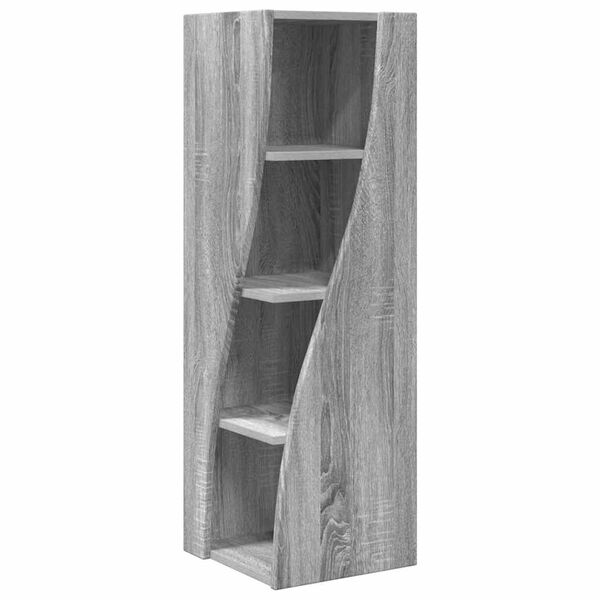 Armario de esquina Gris Sonoma 32x32x102cm Madera de ingeniería Gris sonoma 32x32x102cm