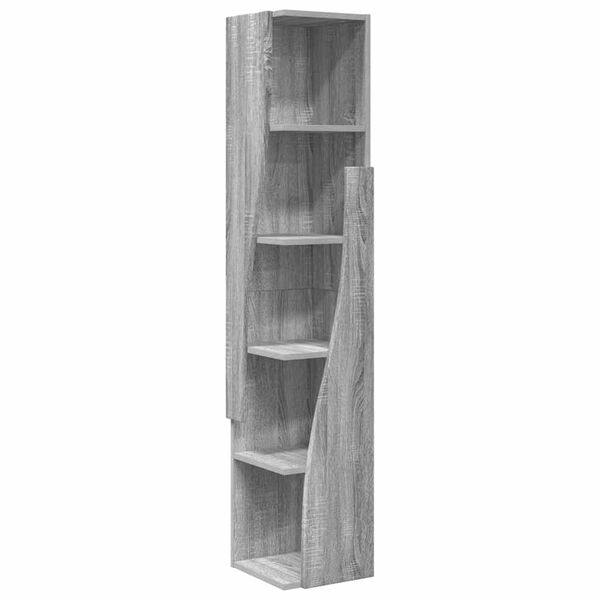 Armario de esquina Gris Sonoma 275x27x140cm Gris sonoma 27,5x27x140cm