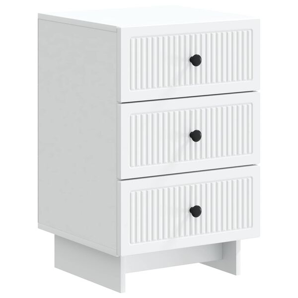 Armario de Noche 43 x 41 x 665 cm Madera de Ingeniería White