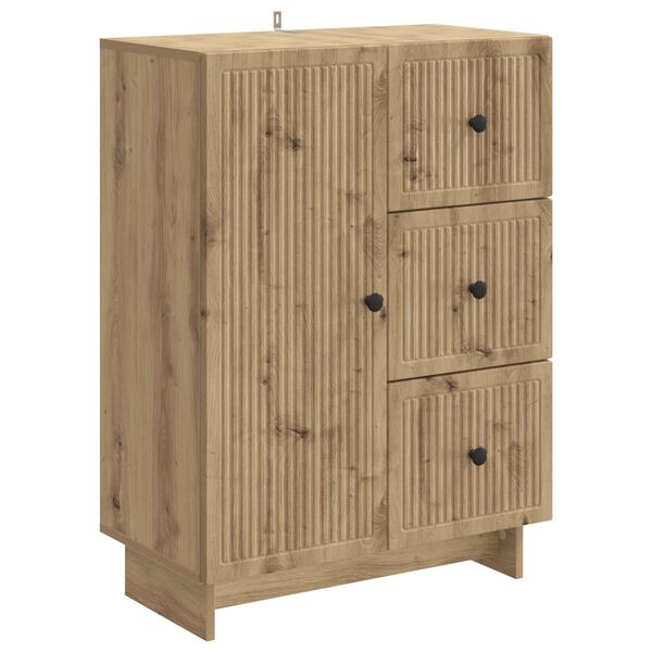 Aparador Roble Artesanal 66 x 345 x 90 cm Madera de Ingeniería Roble artesanal 893944