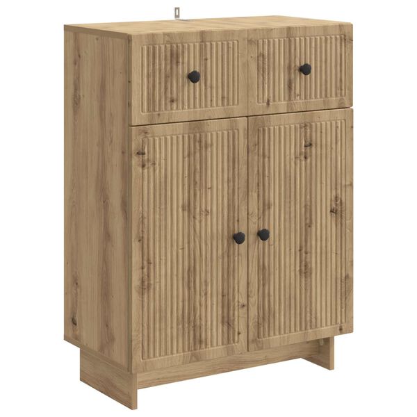 Aparador Roble Artesanal 66 x 345 x 90 cm Madera de Ingeniería Roble artesanal 893954