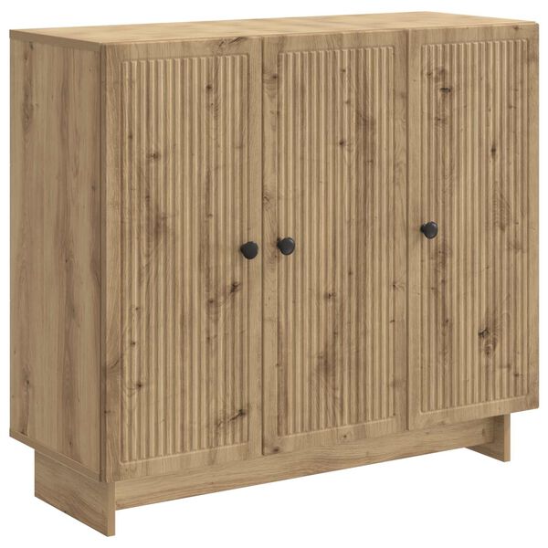 Aparador Roble Artesanal 89 x 345 x 80 cm Madera de Ingeniería Roble artesanal