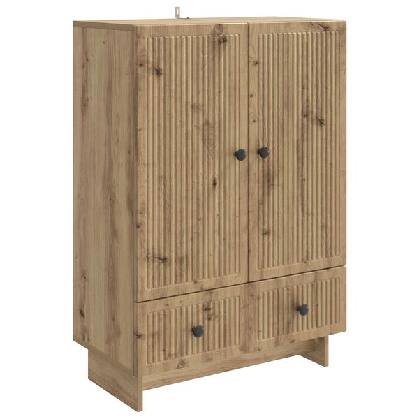 Aparador Roble Artesanal 66 x 345 x 95 cm Madera de ingeniería Roble artesanal