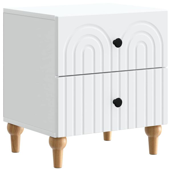 Armario de Noche 43 x 345 x 48 cm Madera de Ingeniería White