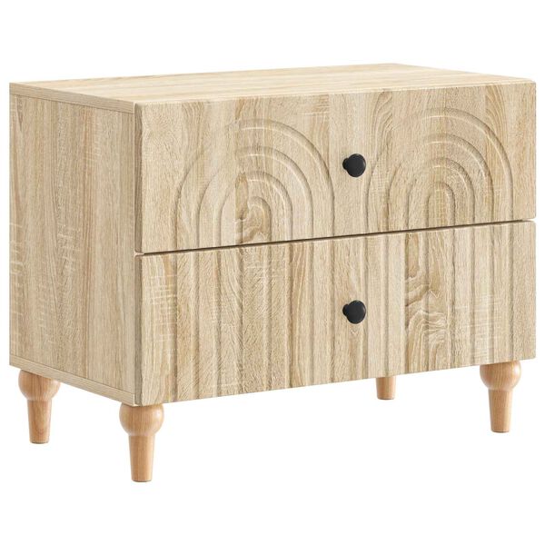 Armario de Noche con cajón Roble Sonoma 62 x 345 x 48 cm Madera reciclada