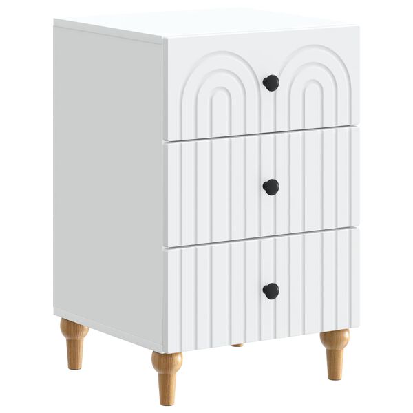 Armario de Noche 43x 41 x 665 cm Madera de Ingeniería White