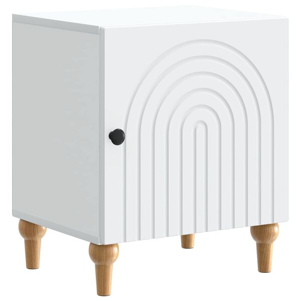 Armario de Noche 43 x 345 x 50 cm Madera de Ingeniería White 894105